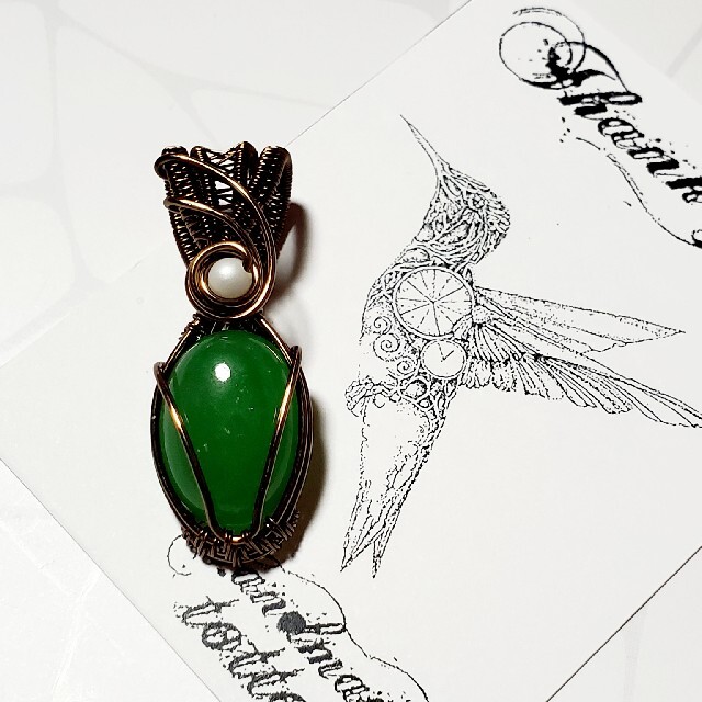 新着 【SOLD OUT】翡翠☆ペンダントトップ ネックレス