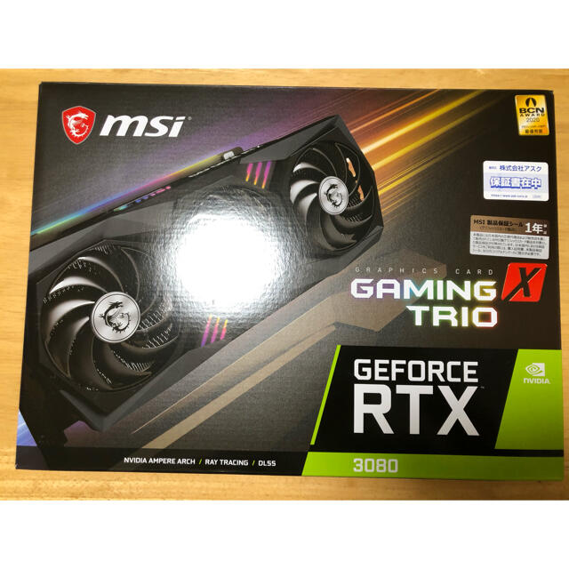 MSI RTX3080 GAMING X TRIOスマホ/家電/カメラ