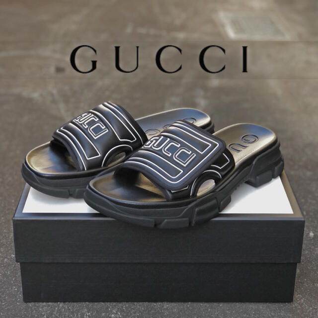 新品・未使用 GUCCI スライドサンダル 10 メンズ 日本アウトレット