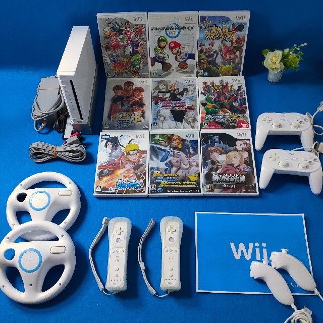 Wii U - Wii 本体 マリオカート大乱闘 格闘ゲームセット✨クラシック