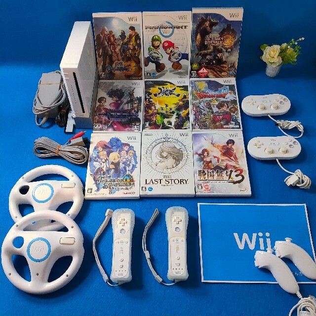 Wii Wii 本体付き 2人で遊ぶ マリオカート モンハン 朧村正 Rpg セット の通販 By ミルボーン ウィーならラクマ