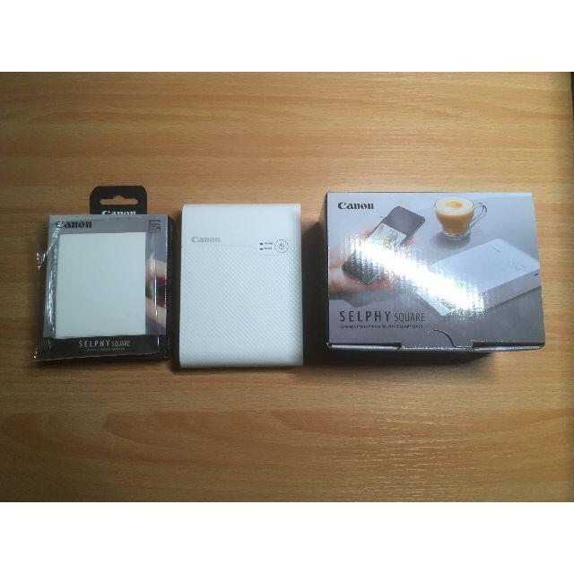 CANON QX10(WH) コンパクトフォトプリンター SELPHY 用紙付き | www.myglobaltax.com