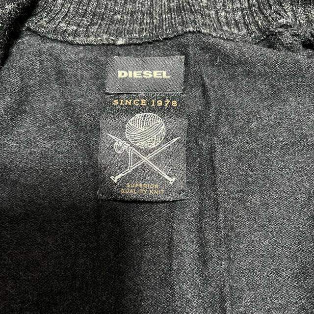 【新品】DIESEL　ジップニット　ニット　Mサイズ