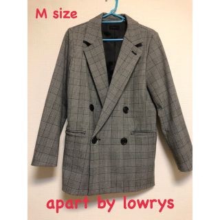 アパートバイローリーズ(apart by lowrys)のアパートバイローリーズ  TR/PUチェックWジャケット(テーラードジャケット)