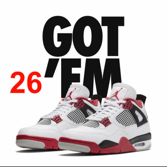 air jordan 4 fire red 26 国内正規