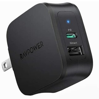 PD 充電器 RAVPower 30W Type C 急速充電器 ブラック(PC周辺機器)