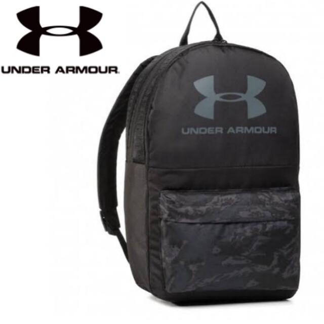 UNDER ARMOUR(アンダーアーマー)の21L アンダーアーマー リュック バックパック ブラック カモ ユニセックス メンズのバッグ(バッグパック/リュック)の商品写真