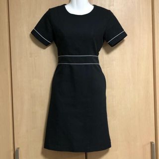 シロタ製 SSサイズ エステサロン ユニフォーム ワンピース制服(ひざ丈ワンピース)