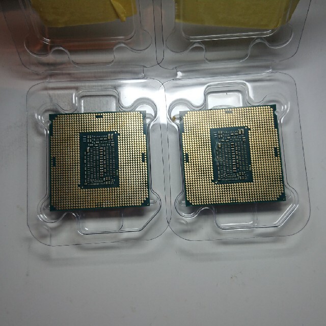 intel Core i7 9700k 傷・汚れ・変色等有品2個セット①