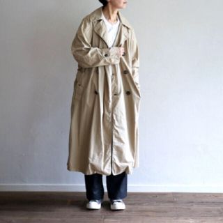 ARMEN アーメン コーデュロイ ダークブラウン ダブルブレスト コート