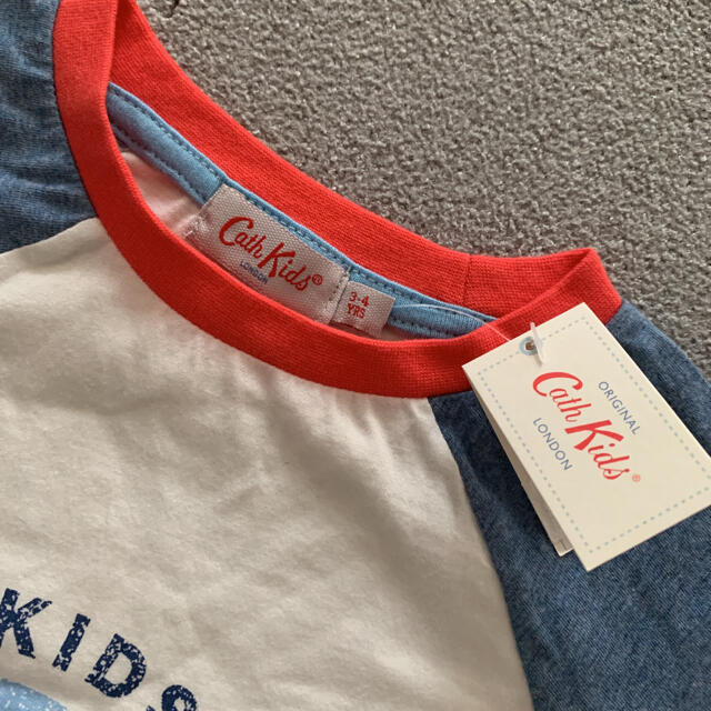 Cath Kidston(キャスキッドソン)のキャスキッズ　Tシャツ　未使用　子供　キッズ キッズ/ベビー/マタニティのキッズ服女の子用(90cm~)(Tシャツ/カットソー)の商品写真