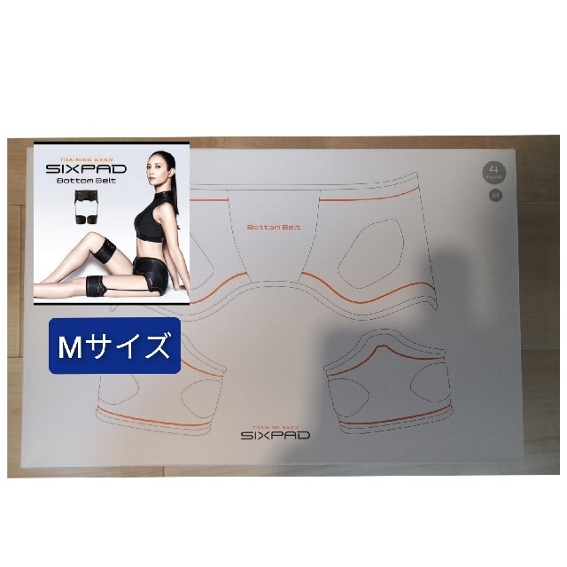 SIXPAD(シックスパッド)の【新品】シックスパッド ボトムベルト Mサイズ MTG SIXPAD コスメ/美容のダイエット(エクササイズ用品)の商品写真