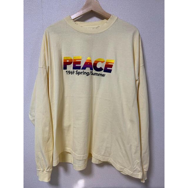 DAIRIKU/"PEACE" Vintage Long Sleeve Tee