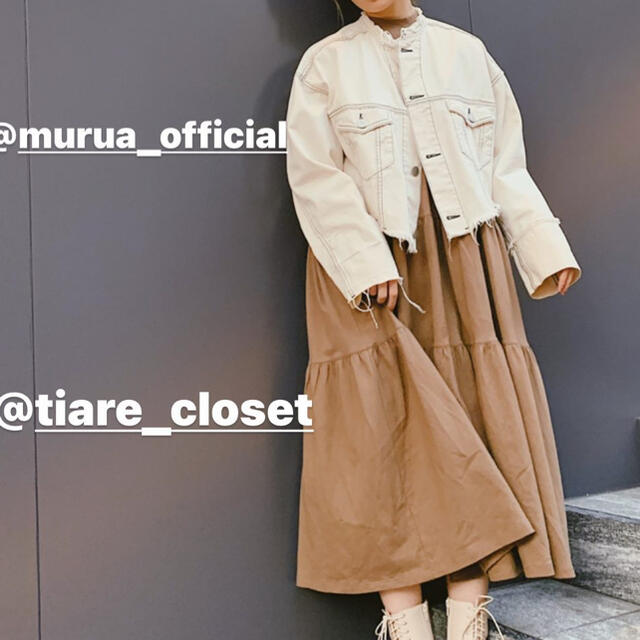 MURUA(ムルーア)のMURUA デニム ジャケット レディースのジャケット/アウター(Gジャン/デニムジャケット)の商品写真