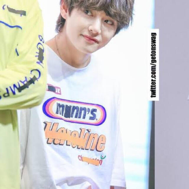 BTS テテ 着用 Tシャツ メンズのトップス(Tシャツ/カットソー(半袖/袖なし))の商品写真