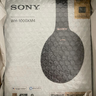 ソニー(SONY)の新品未開封　SONY WH-1000XM4 ワイヤレスヘッドホン　ブラック(ヘッドフォン/イヤフォン)