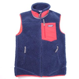 パタゴニア(patagonia)の■patagonia　フリースベスト　キッズ　赤　XS(その他)