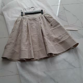 フォクシー(FOXEY)の♡新品♪フォクシーリネンスカート♡(ひざ丈スカート)