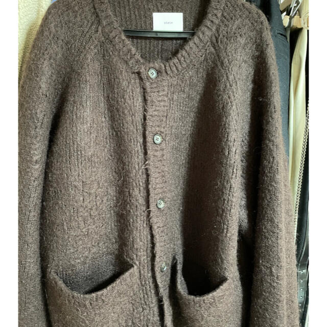 SUNSEA(サンシー)の20aw stein kid mohair cardigan モヘアカーディガン メンズのトップス(カーディガン)の商品写真