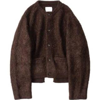 サンシー(SUNSEA)の20aw stein kid mohair cardigan モヘアカーディガン(カーディガン)