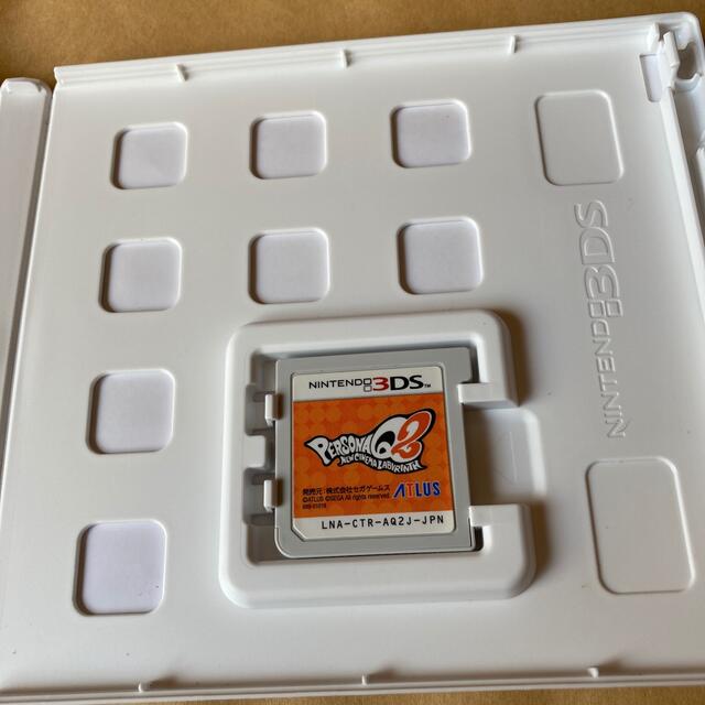 ペルソナQ2 ニュー シネマ ラビリンス 3DS エンタメ/ホビーのゲームソフト/ゲーム機本体(携帯用ゲームソフト)の商品写真