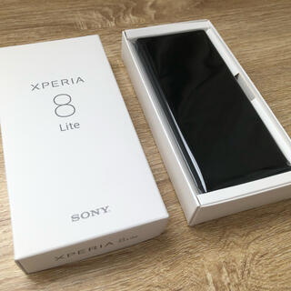ソニー(SONY)の【新品・未使用】Xperia 8 lite(ブラック) SIMフリー(スマートフォン本体)