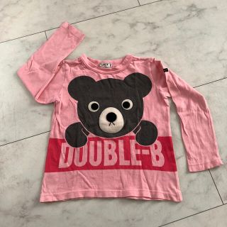 ダブルB / DOUBLE.B / ピンクロンT / 110㌢ / ミキハウス(Tシャツ/カットソー)