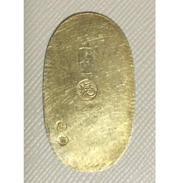 万延小判金 3.3g 背た七 極美品 姫小判