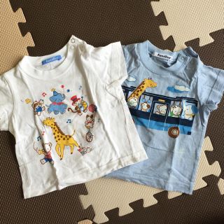 ファミリア(familiar)のファミリア80 水色Tシャツ(Ｔシャツ)