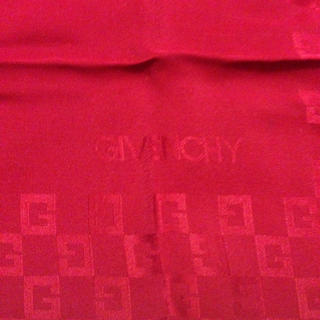 ジバンシィ(GIVENCHY)のVintage Givenchy 真紅のスカーフ(バンダナ/スカーフ)