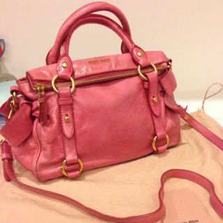 ミュウミュウ(MIU MIU)のmiumiu 2wayバック やや使用感(トートバッグ)
