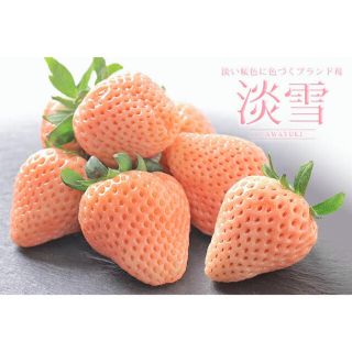 希少！高級いちご【淡雪】秀品Mサイズ1箱2パック(計40玉) 本日入荷！(フルーツ)