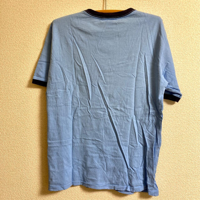 TOMMY HILFIGER(トミーヒルフィガー)のTOMMY HILFIGER ライトブルーワンポイントロゴ XLサイズ メンズのトップス(Tシャツ/カットソー(半袖/袖なし))の商品写真