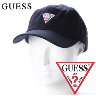 ゲス(GUESS)の美品 GUESS Triangle Logo 6Panel Cap ユニセックス(キャップ)