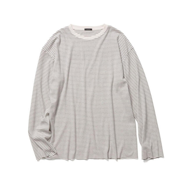 LENO LONG SLEEVE BORDER T-SHIRT