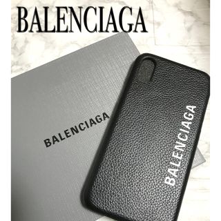 バレンシアガ(Balenciaga)のバレンシアガ　BARENCIAGA iPhoneケース　アイフォンケース　黒(iPhoneケース)