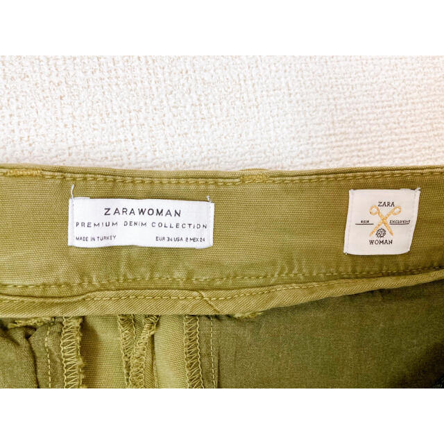 ZARA(ザラ)のZARA くるぶし丈ワイドパンツ レディースのパンツ(カジュアルパンツ)の商品写真