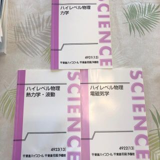 VF12-084 東進ハイスクール ハイレベル物理 力学/熱力学・波動/電磁気学 テキスト通年セット 2013 計3冊 苑田尚之 18S0D