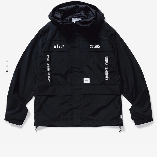 S 黒　wtaps SHERPA JACKET NYLON. TAFFETA