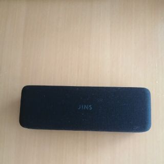 ジンズ(JINS)のJINSメガネケース　黒　メガネ拭き付き　新品未使用品　(サングラス/メガネ)