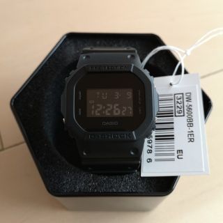 ジーショック(G-SHOCK)の新品　CASIO G-SHOCK DW-5600BB-1ER ソリッドカラーズ(腕時計(デジタル))