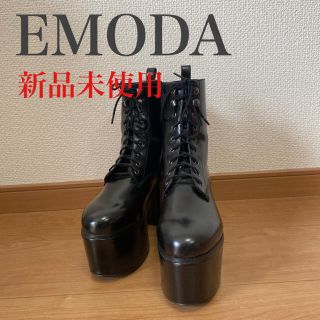 エモダ(EMODA)のEMODA ショートブーツ　新品未使用　Lサイズ(ブーツ)