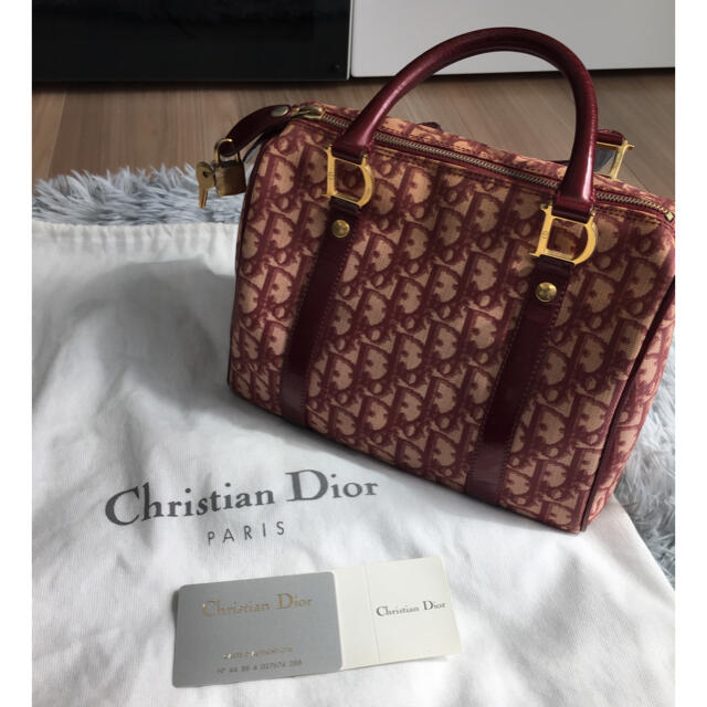 超希少品 DIOR ミニボストン トロッターバック