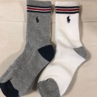 ポロラルフローレン(POLO RALPH LAUREN)のラルフローレン 靴下 キッズ ソックス 18〜21cm 2足 子供用 ボーイズ(靴下/タイツ)