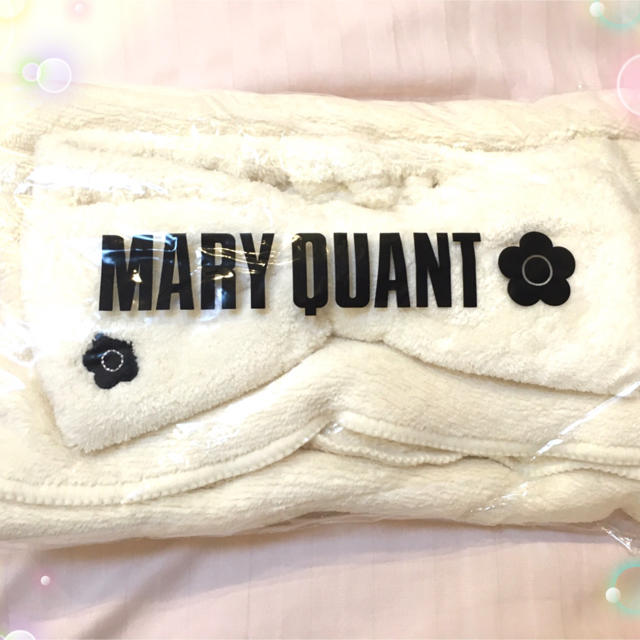 MARY QUANT(マリークワント)の最安☆新品未開封♡ふわふわヘアターバン&タオルセット マリークワント ノベルティ インテリア/住まい/日用品の日用品/生活雑貨/旅行(タオル/バス用品)の商品写真