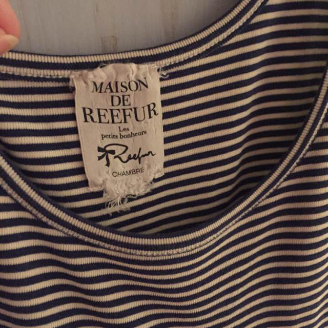 Maison de Reefur(メゾンドリーファー)の◆SALE◆ボーダー切替ワンピース レディースのワンピース(ミニワンピース)の商品写真