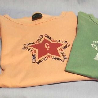 コムサイズム(COMME CA ISM)の【 コムサイズム 】 長袖 Tシャツ ( ピンク・M )(Tシャツ(長袖/七分))