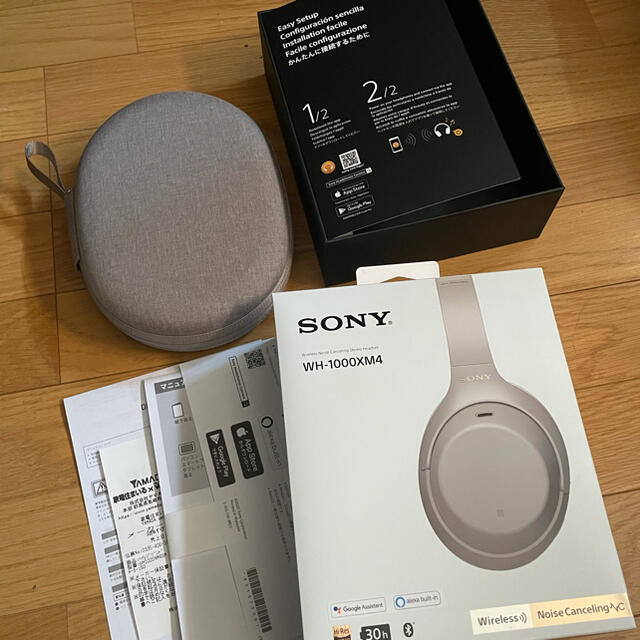 ヘッドフォン/イヤフォンSONY ソニー　WH-1000XM4  プラチナシルバー