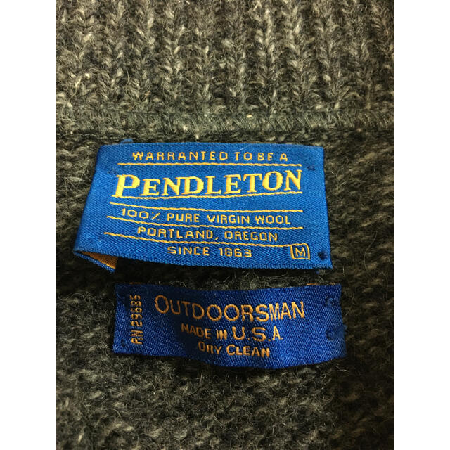 PENDLETON(ペンドルトン)のpendelton ペンドルトン ヘンリーネック ニット オーバーサイズ メンズのトップス(ニット/セーター)の商品写真