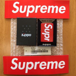 supreme Logo Zippo 確実正規品 シュプリーム ロゴジッポ